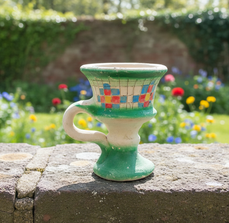 Clay Bakhori small Sada water cup 12cm- color