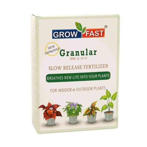 Grow Fast Granular fertilizer packaging on a white background