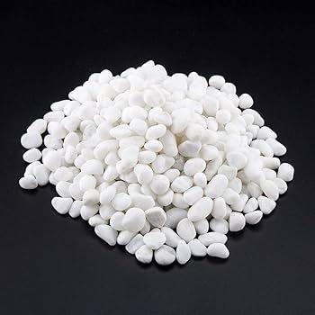 Snow white pebbles 1-2cm 2.kg bag image 0