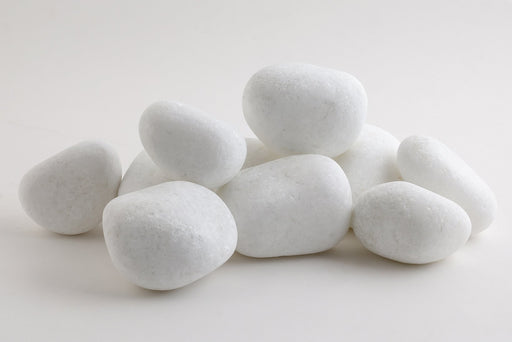 Snow white Pebbles 3-5cm 20kg bag image 0