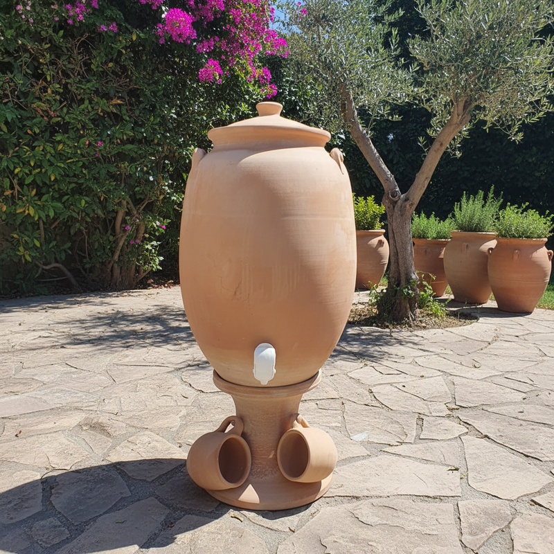 Handmade Clay Water cooler Big set  60cm