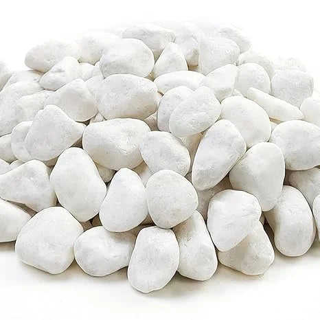 Snow White Pebbles 2-3cm 20kg Bag