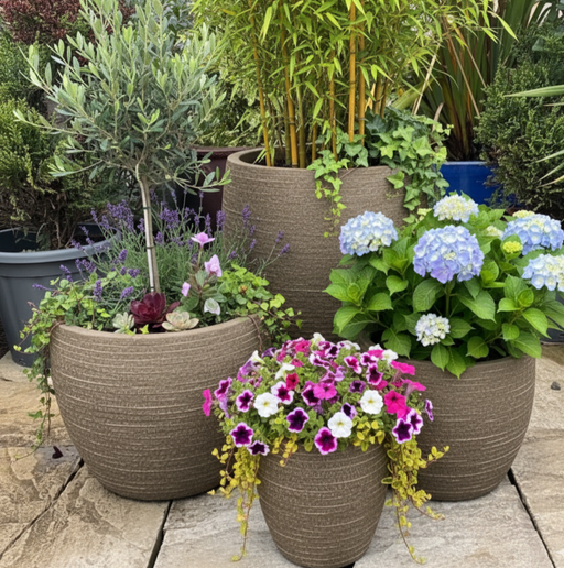 GF  UTAH  BULLET  Planter - TAUPE