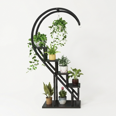 Plants Stand Half of Heart Shape black color (without plants and fittings)