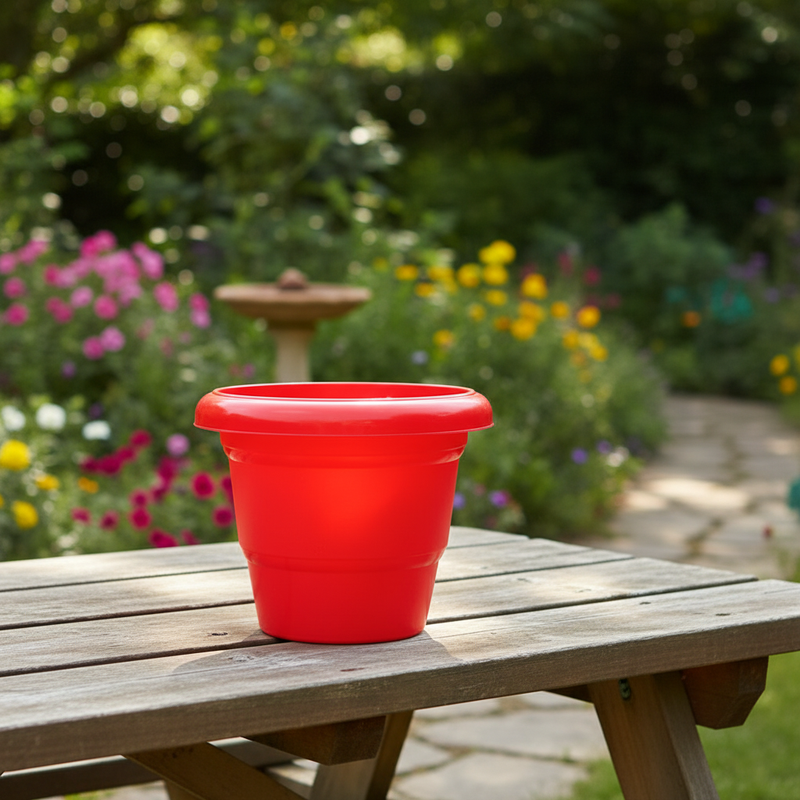 Plastic Pot Color (20X25cm)