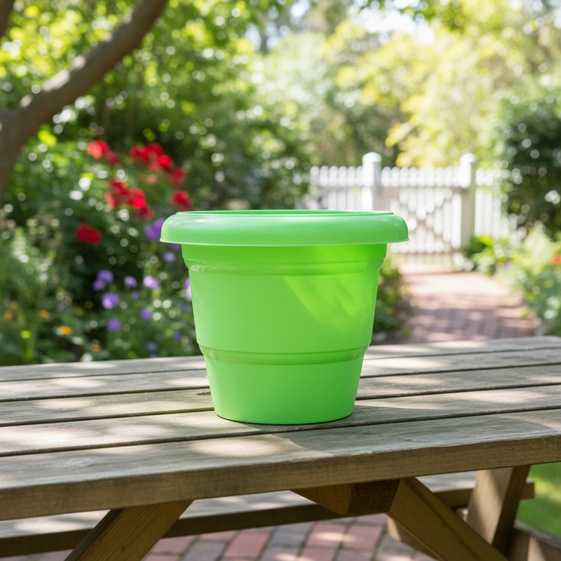 Plastic Pot Color (20X25cm)