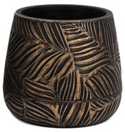 Plastic Round pot Gold - KD2333S