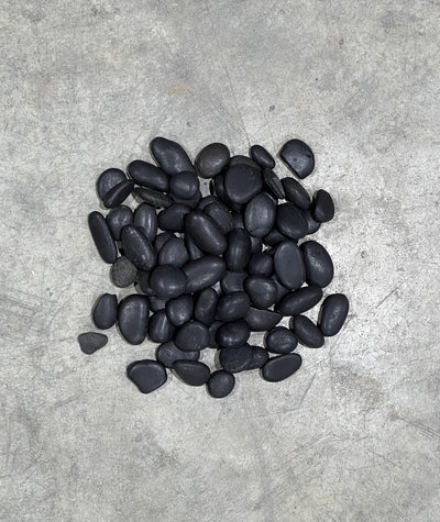 Black Pebbles 3-5cm 2 kg pkt