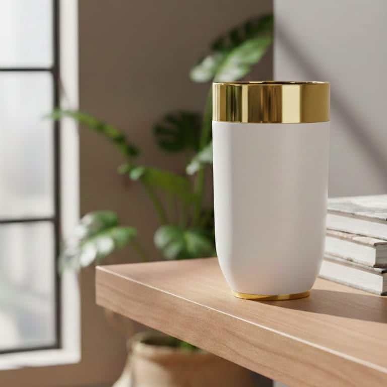 Plastic Pot 6751 (White) - D31xH31