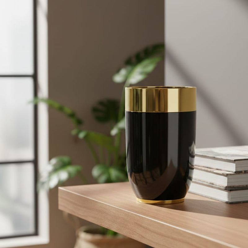 Plastic Pot 6751 (Black) -D31xH31