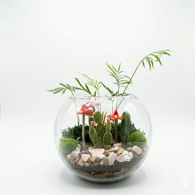 Terrarium with Glass jar