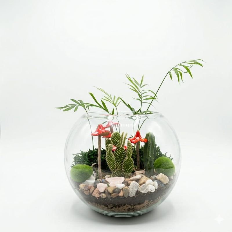 Terrarium with Glass jar